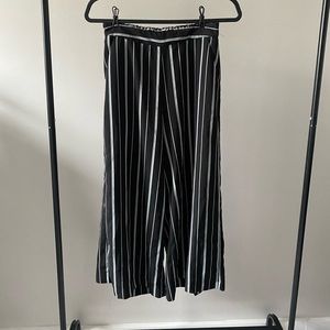 Striped flare pants